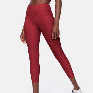 S Outdoor Voices Warmup 3/4 Red Leggings